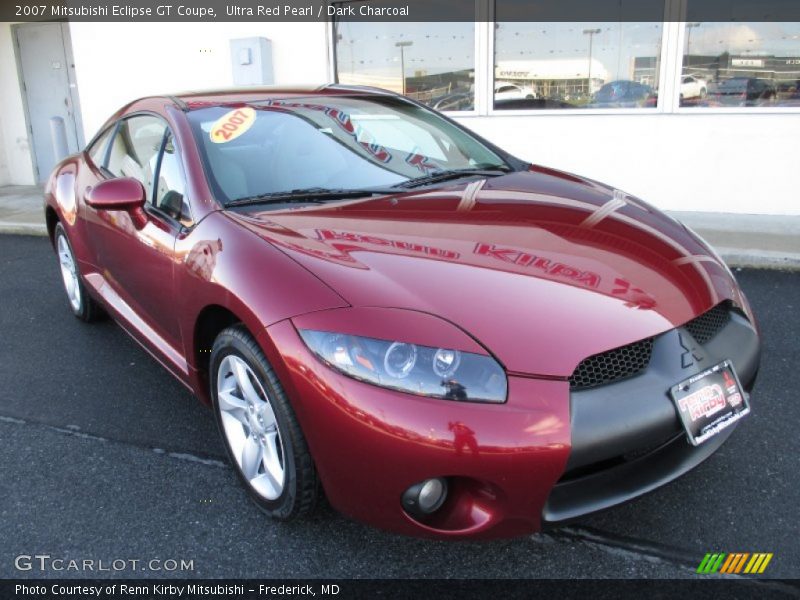 Ultra Red Pearl / Dark Charcoal 2007 Mitsubishi Eclipse GT Coupe