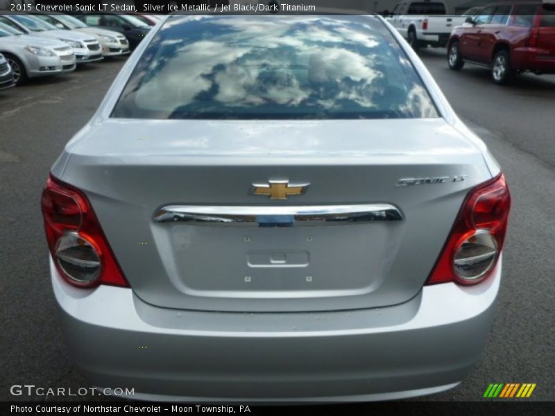 Silver Ice Metallic / Jet Black/Dark Titanium 2015 Chevrolet Sonic LT Sedan