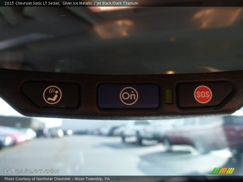 Silver Ice Metallic / Jet Black/Dark Titanium 2015 Chevrolet Sonic LT Sedan