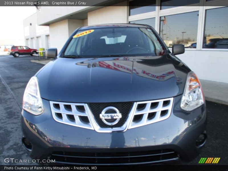 Graphite Blue / Gray 2013 Nissan Rogue S AWD