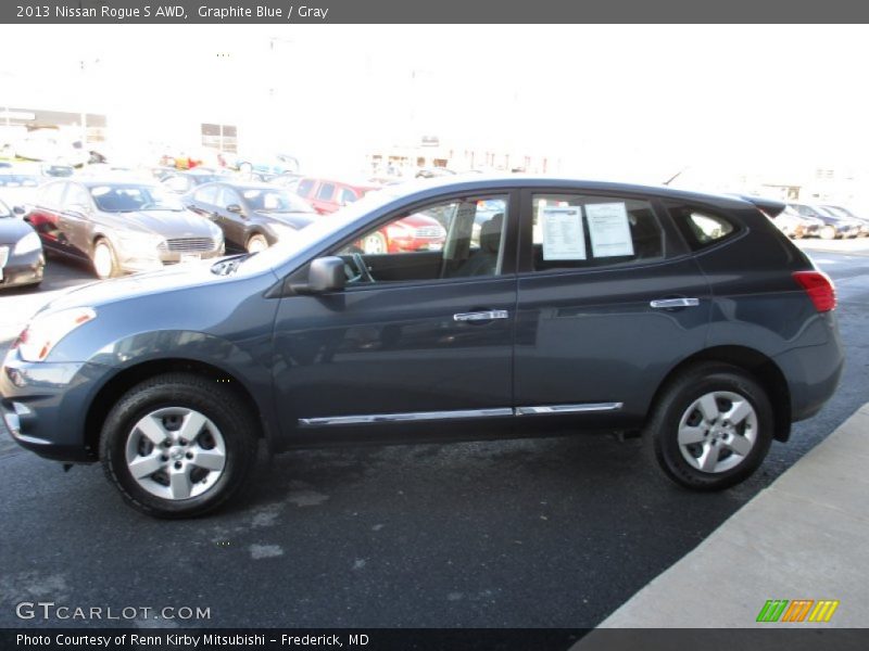 Graphite Blue / Gray 2013 Nissan Rogue S AWD