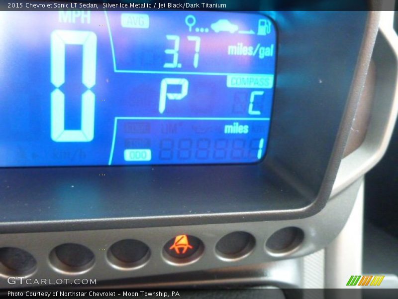 Silver Ice Metallic / Jet Black/Dark Titanium 2015 Chevrolet Sonic LT Sedan