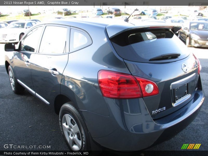 Graphite Blue / Gray 2013 Nissan Rogue S AWD