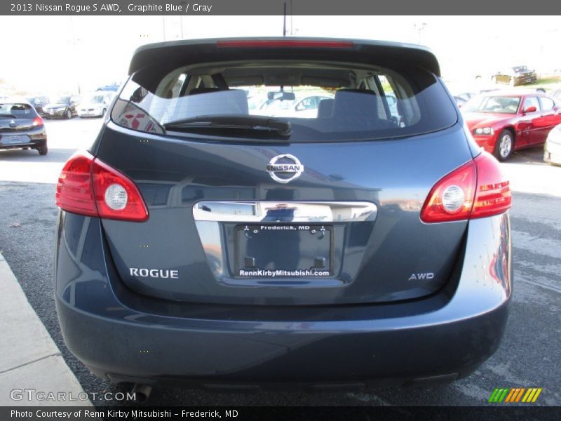 Graphite Blue / Gray 2013 Nissan Rogue S AWD