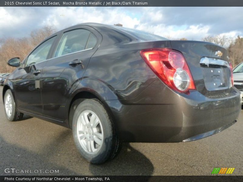 Mocha Bronze Metallic / Jet Black/Dark Titanium 2015 Chevrolet Sonic LT Sedan