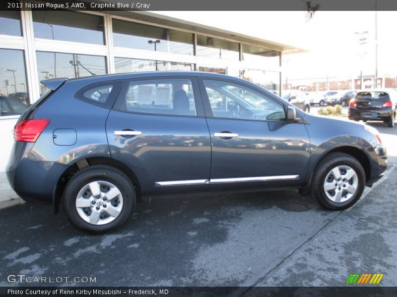 Graphite Blue / Gray 2013 Nissan Rogue S AWD