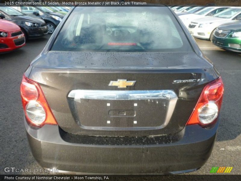 Mocha Bronze Metallic / Jet Black/Dark Titanium 2015 Chevrolet Sonic LT Sedan