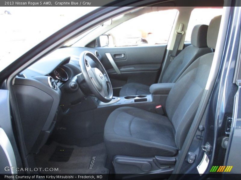 Graphite Blue / Gray 2013 Nissan Rogue S AWD