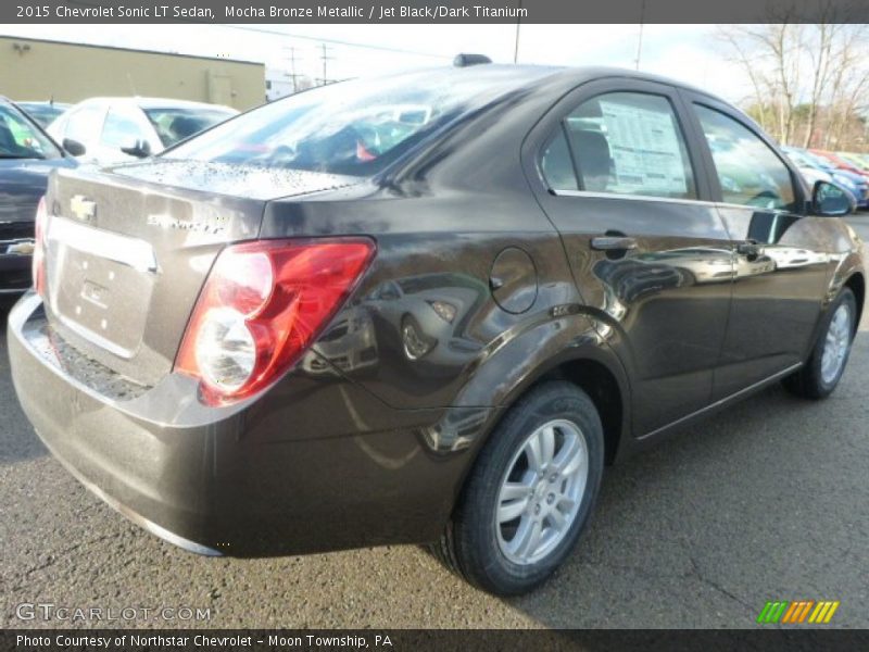 Mocha Bronze Metallic / Jet Black/Dark Titanium 2015 Chevrolet Sonic LT Sedan