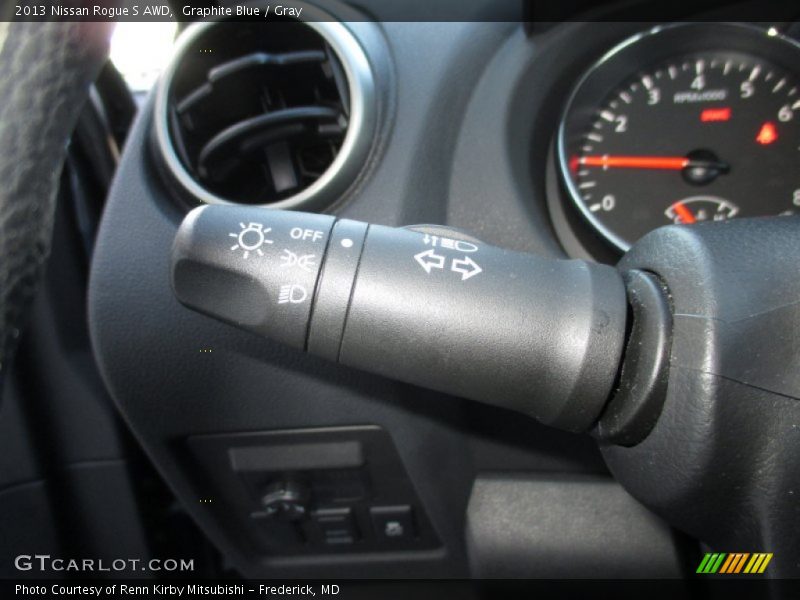Graphite Blue / Gray 2013 Nissan Rogue S AWD
