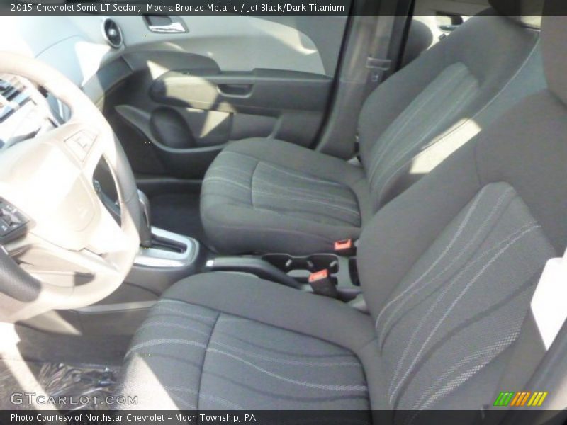 Mocha Bronze Metallic / Jet Black/Dark Titanium 2015 Chevrolet Sonic LT Sedan