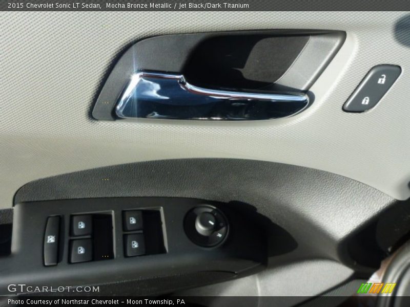 Mocha Bronze Metallic / Jet Black/Dark Titanium 2015 Chevrolet Sonic LT Sedan