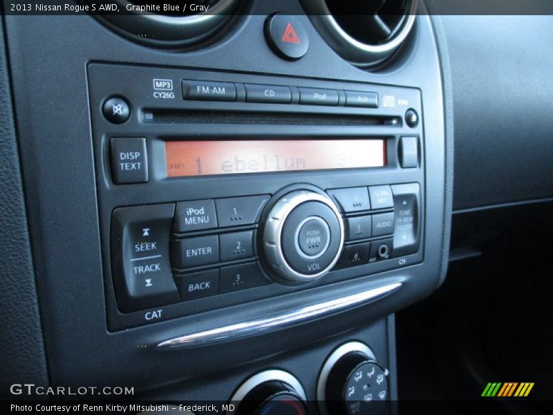 Graphite Blue / Gray 2013 Nissan Rogue S AWD