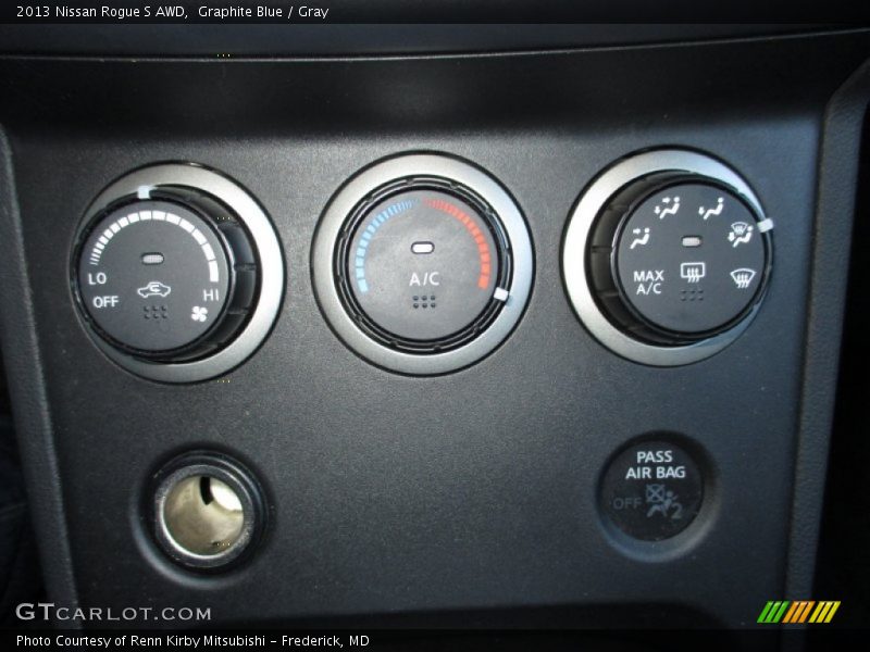 Graphite Blue / Gray 2013 Nissan Rogue S AWD