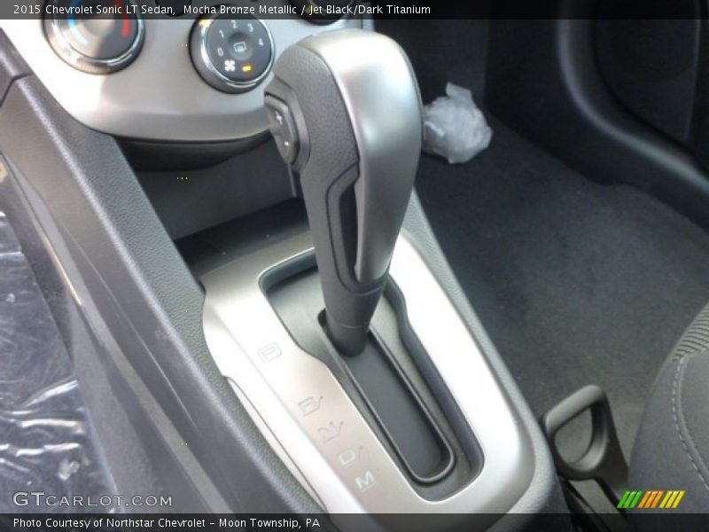 Mocha Bronze Metallic / Jet Black/Dark Titanium 2015 Chevrolet Sonic LT Sedan