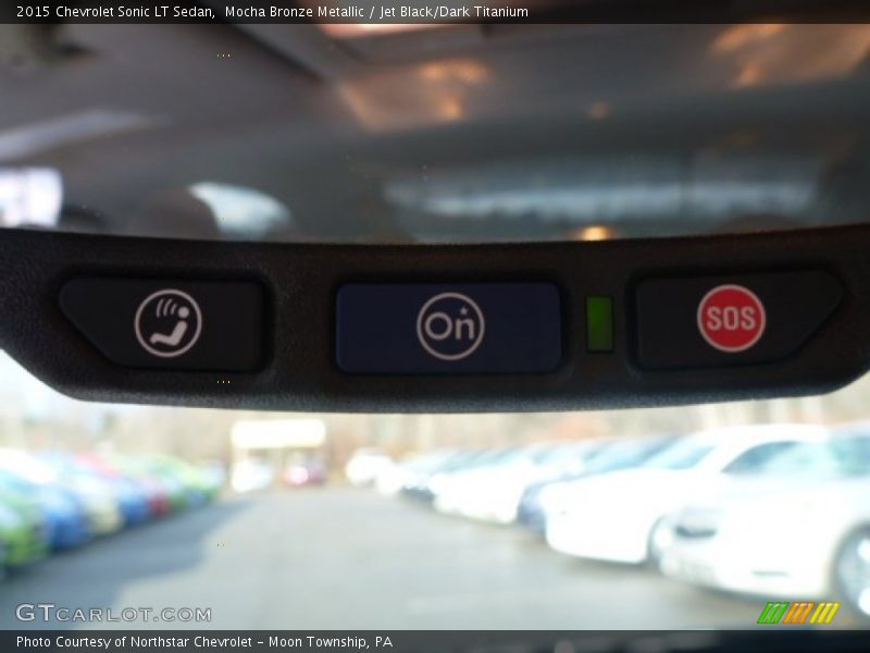 Mocha Bronze Metallic / Jet Black/Dark Titanium 2015 Chevrolet Sonic LT Sedan