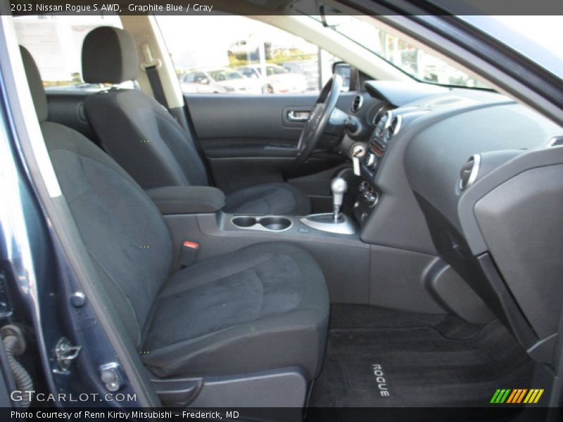 Graphite Blue / Gray 2013 Nissan Rogue S AWD