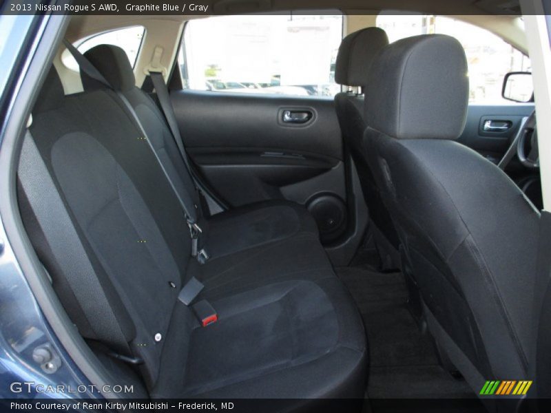 Graphite Blue / Gray 2013 Nissan Rogue S AWD
