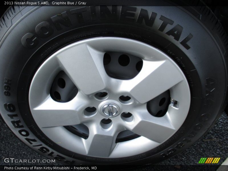 Graphite Blue / Gray 2013 Nissan Rogue S AWD