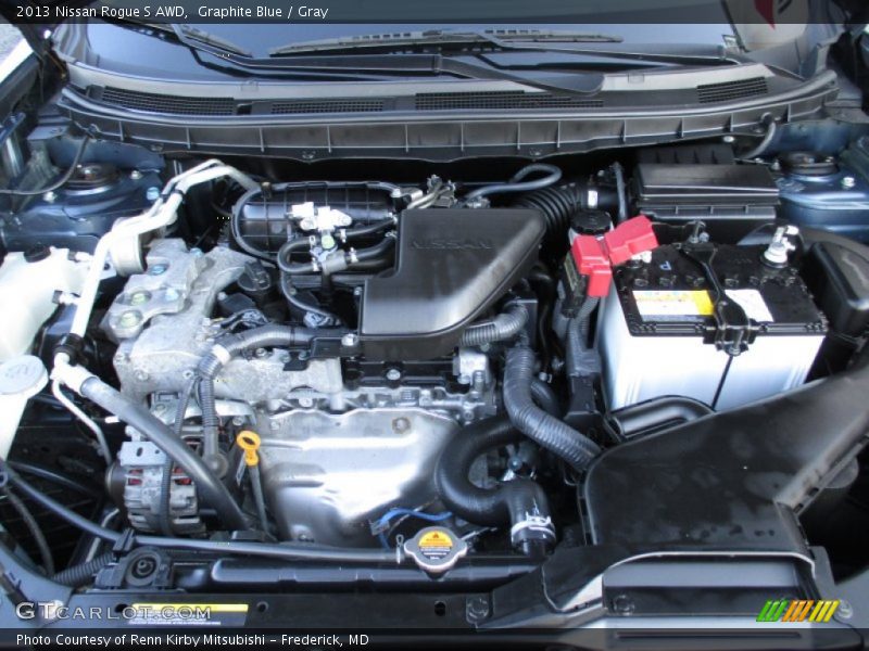 Graphite Blue / Gray 2013 Nissan Rogue S AWD