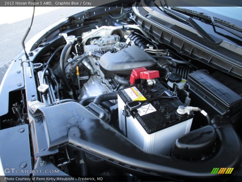Graphite Blue / Gray 2013 Nissan Rogue S AWD