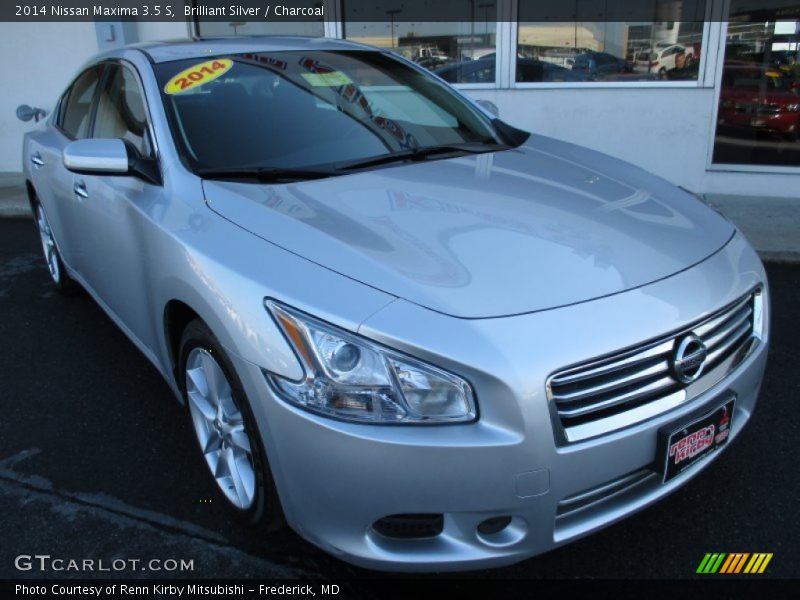 Brilliant Silver / Charcoal 2014 Nissan Maxima 3.5 S