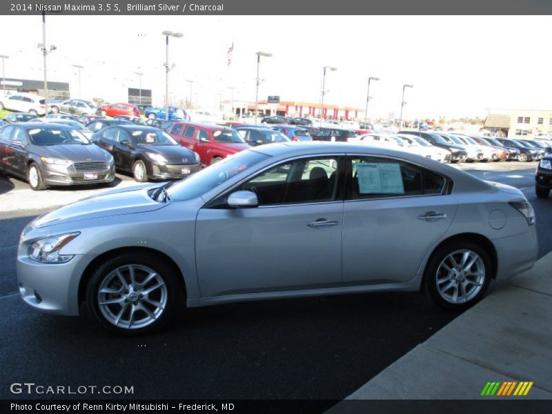 Brilliant Silver / Charcoal 2014 Nissan Maxima 3.5 S