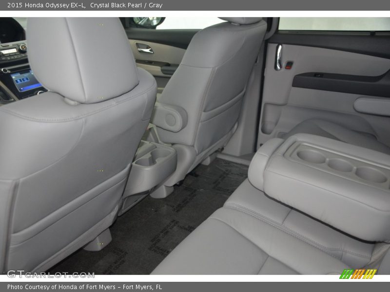 Crystal Black Pearl / Gray 2015 Honda Odyssey EX-L