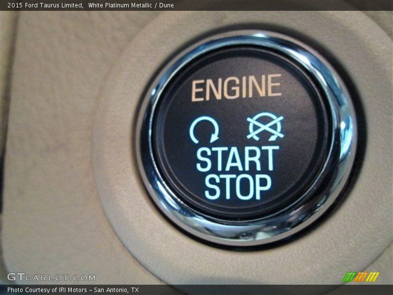 White Platinum Metallic / Dune 2015 Ford Taurus Limited