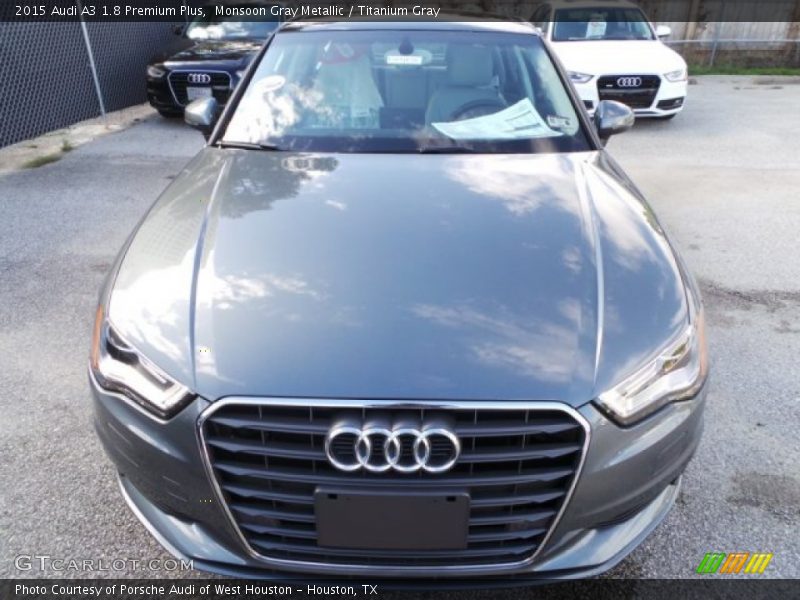 Monsoon Gray Metallic / Titanium Gray 2015 Audi A3 1.8 Premium Plus