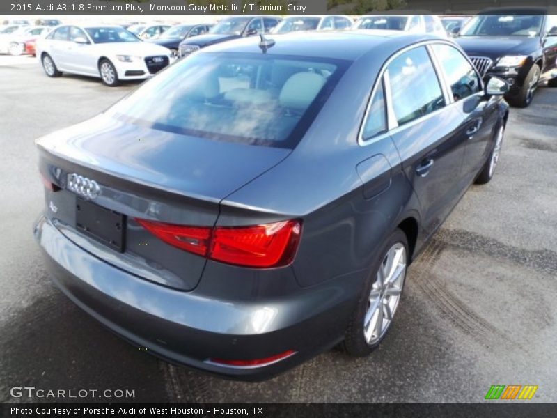 Monsoon Gray Metallic / Titanium Gray 2015 Audi A3 1.8 Premium Plus