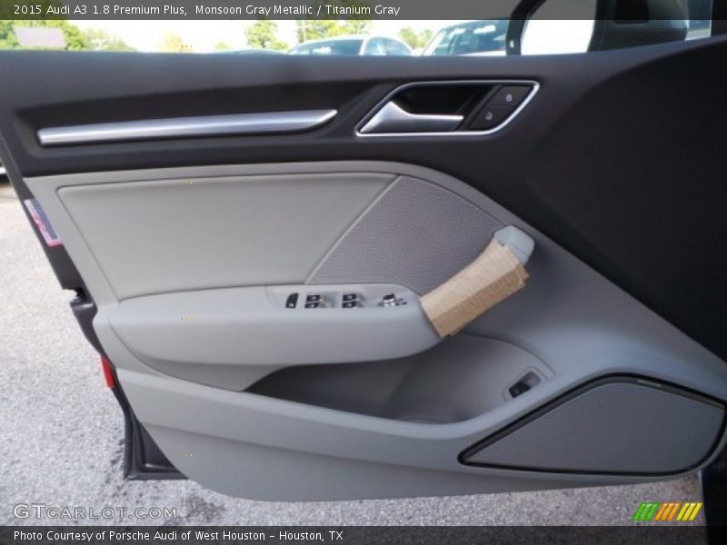 Monsoon Gray Metallic / Titanium Gray 2015 Audi A3 1.8 Premium Plus