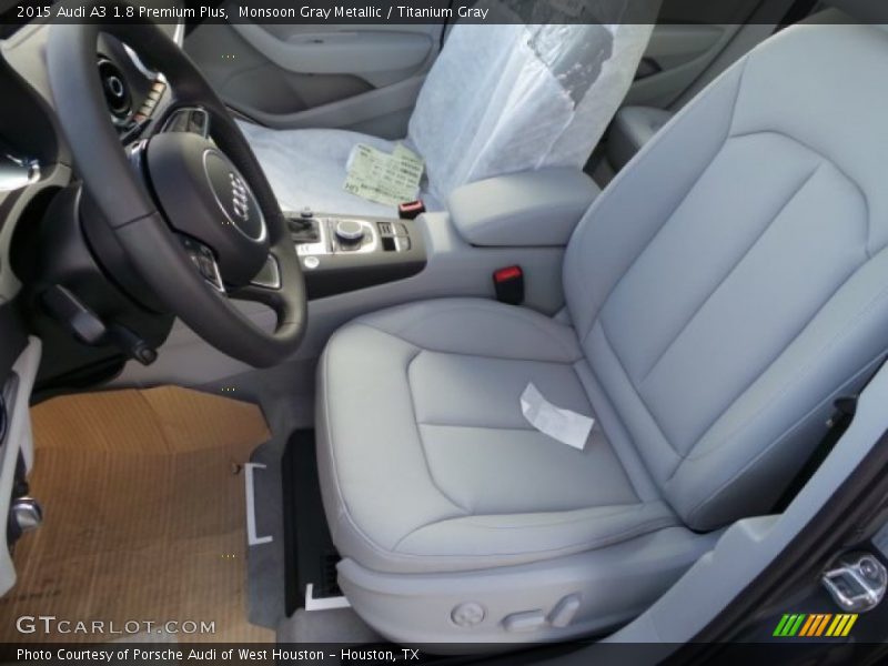 Monsoon Gray Metallic / Titanium Gray 2015 Audi A3 1.8 Premium Plus