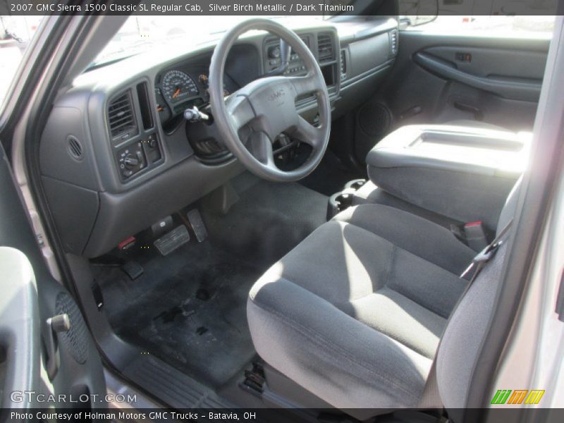 Silver Birch Metallic / Dark Titanium 2007 GMC Sierra 1500 Classic SL Regular Cab
