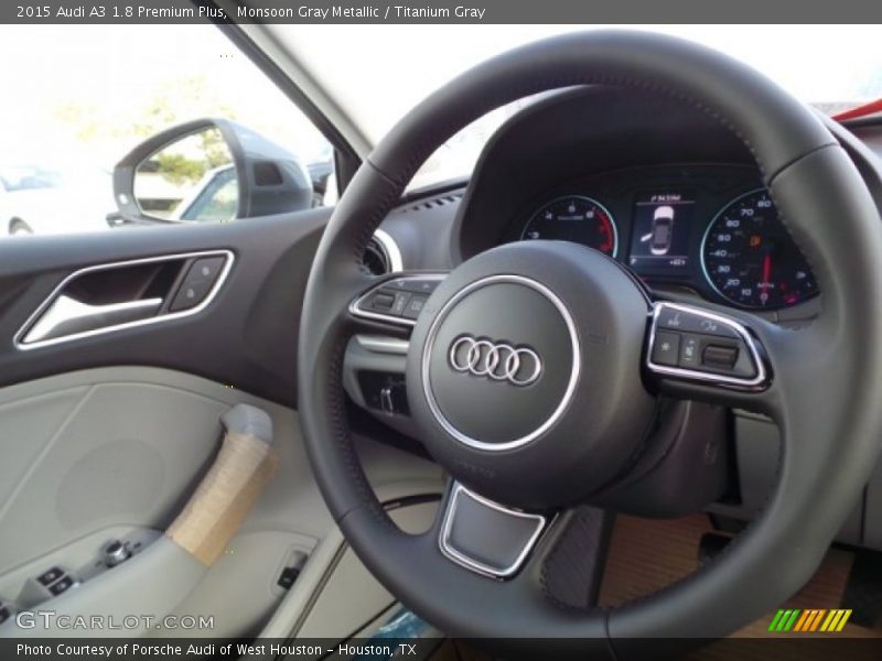 Monsoon Gray Metallic / Titanium Gray 2015 Audi A3 1.8 Premium Plus