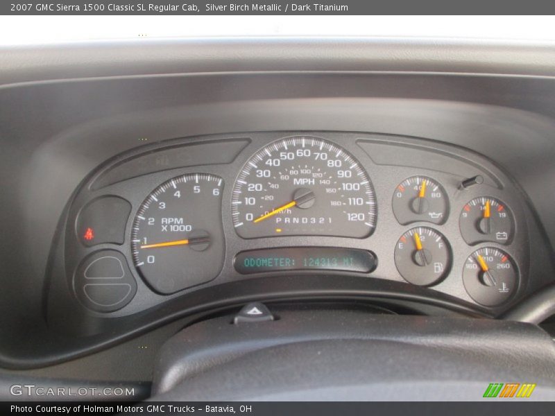 Silver Birch Metallic / Dark Titanium 2007 GMC Sierra 1500 Classic SL Regular Cab