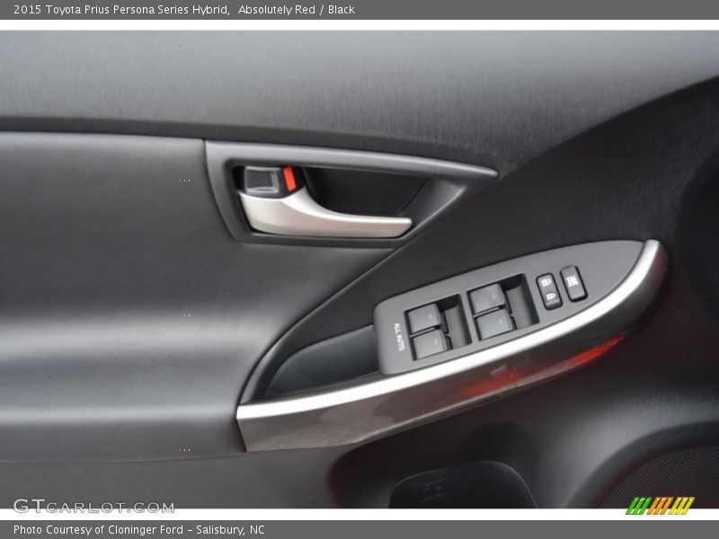 Absolutely Red / Black 2015 Toyota Prius Persona Series Hybrid