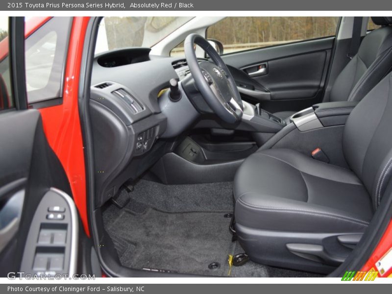 Absolutely Red / Black 2015 Toyota Prius Persona Series Hybrid