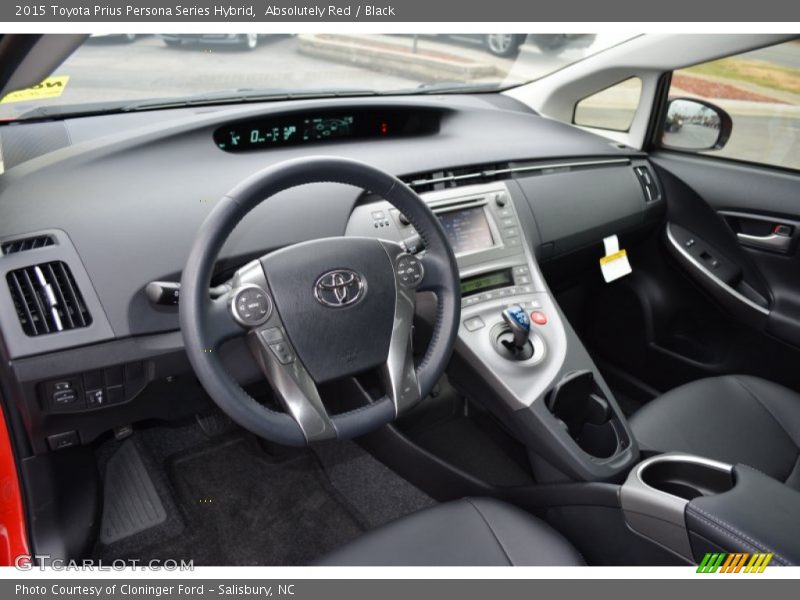 Absolutely Red / Black 2015 Toyota Prius Persona Series Hybrid