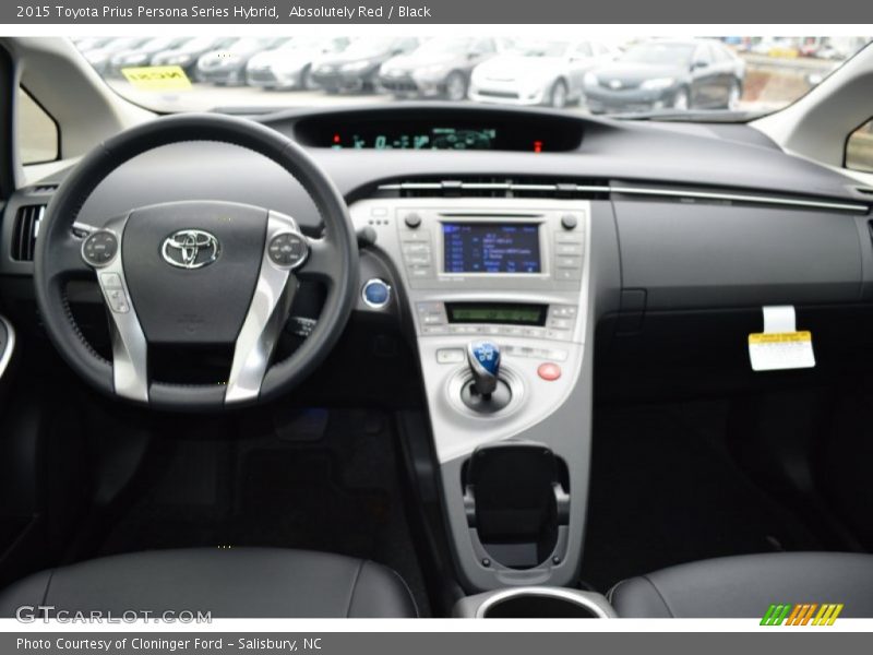 Absolutely Red / Black 2015 Toyota Prius Persona Series Hybrid