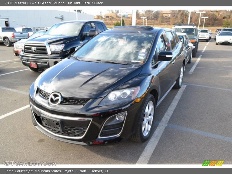 Brilliant Black / Black 2010 Mazda CX-7 s Grand Touring
