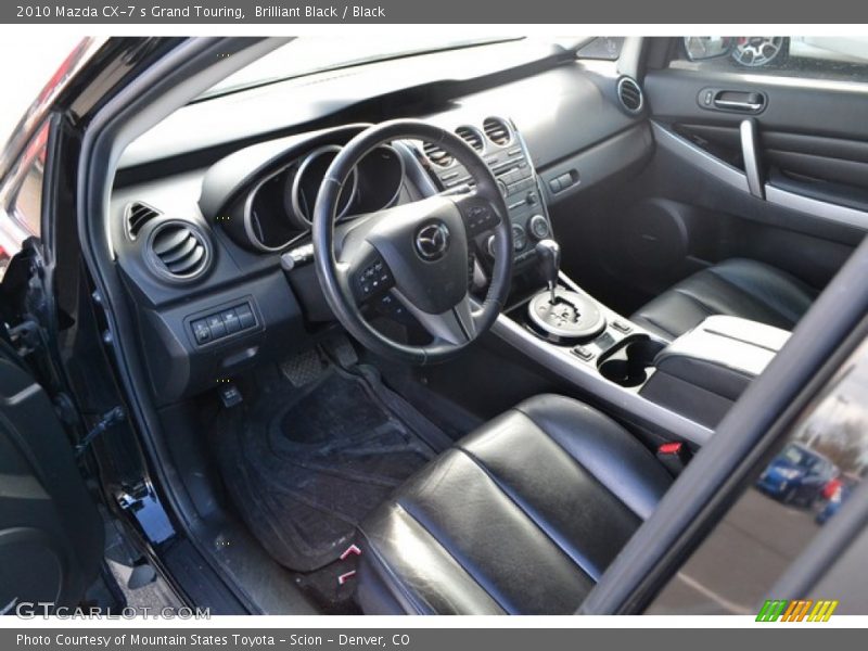 Brilliant Black / Black 2010 Mazda CX-7 s Grand Touring