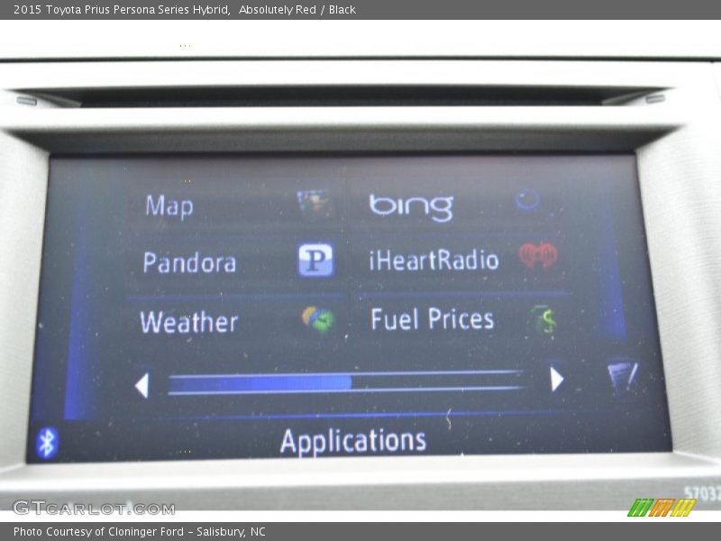 Absolutely Red / Black 2015 Toyota Prius Persona Series Hybrid