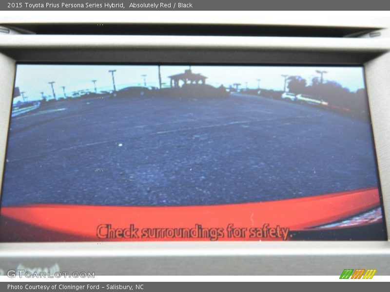 Absolutely Red / Black 2015 Toyota Prius Persona Series Hybrid