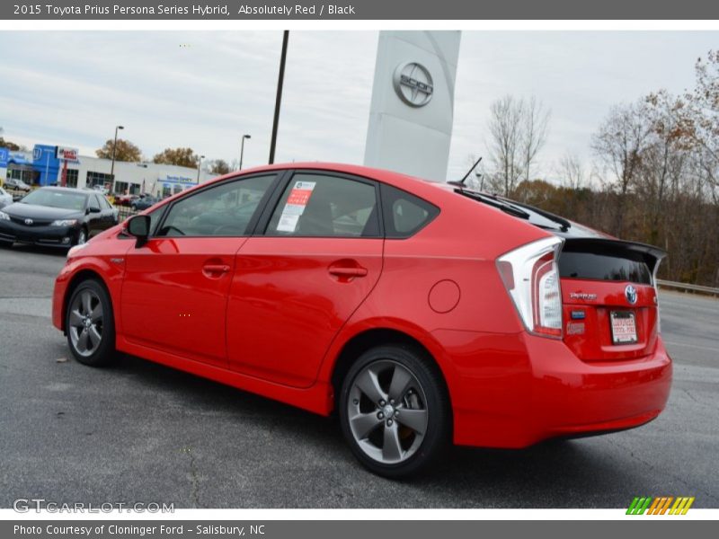 Absolutely Red / Black 2015 Toyota Prius Persona Series Hybrid