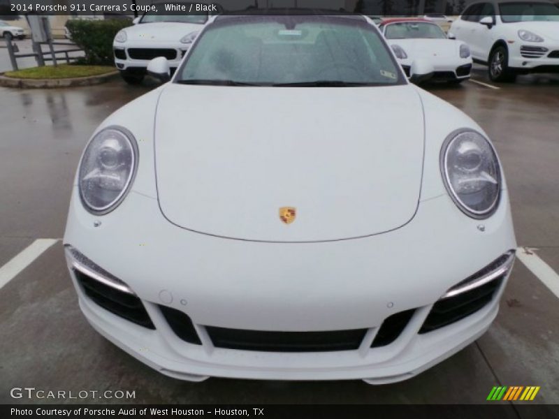 White / Black 2014 Porsche 911 Carrera S Coupe