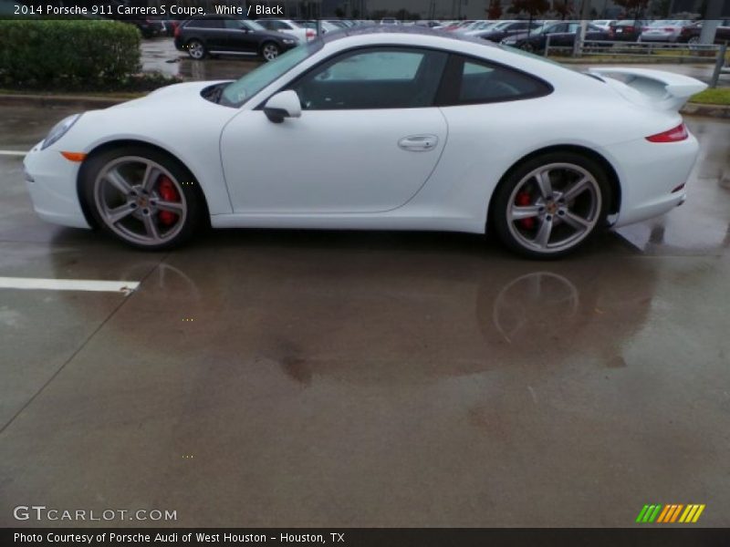 White / Black 2014 Porsche 911 Carrera S Coupe