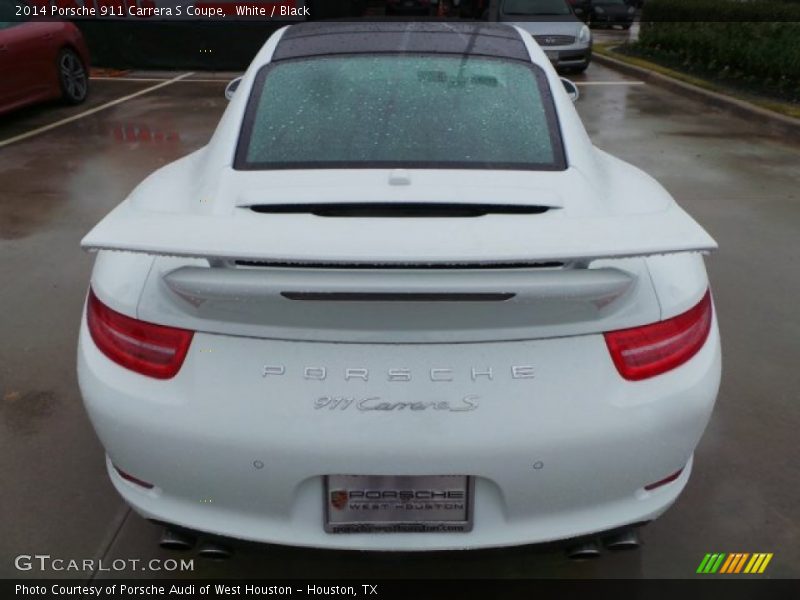 White / Black 2014 Porsche 911 Carrera S Coupe