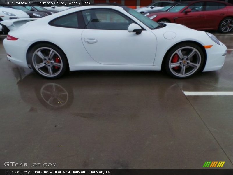 White / Black 2014 Porsche 911 Carrera S Coupe