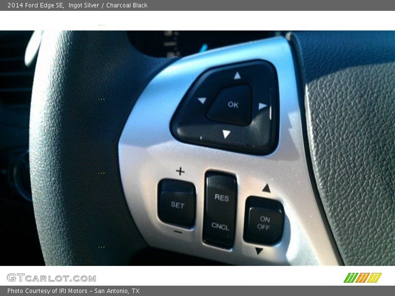 Ingot Silver / Charcoal Black 2014 Ford Edge SE